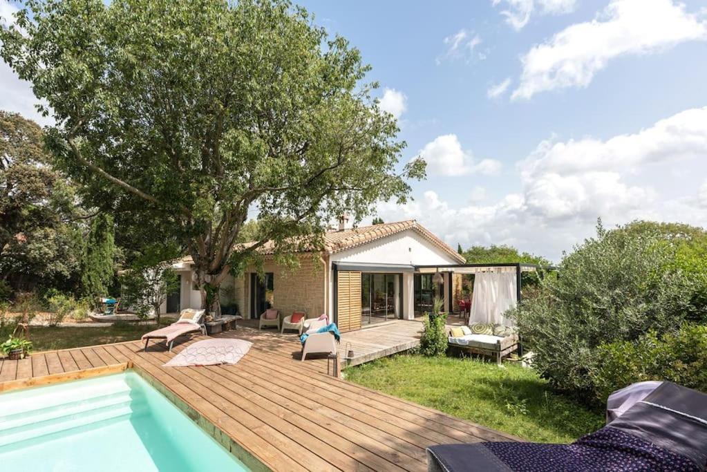 La Coursive : Belle Maison De Standing Avec Piscine Villa Montpellier Exterior foto